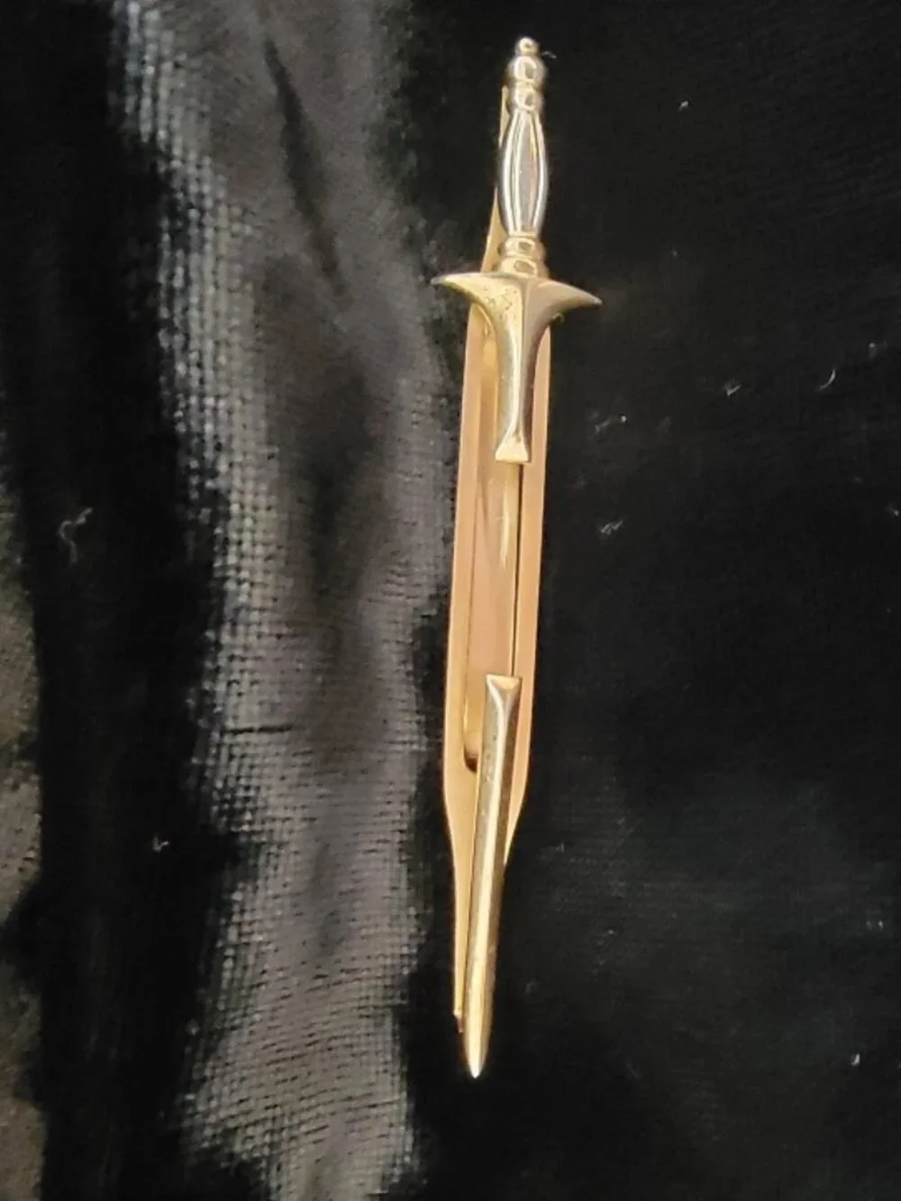 Vintage Swank Signed Tie Clip Bar